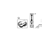 ORIGINAL KUBOTA TG TECH AUFKLEBER GF 00555200139