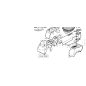 AUTOCOLLANT - JEU HYDRO AVANT - ORIGINAL KUBOTA GIANNI FERRARI 00555200045