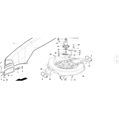 DISQUE DE PROTECTION DE ROULEMENT D'ORIGINE KUBOTA GIANNI FERRARI 89001220002