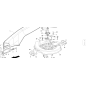 DISQUE DE PROTECTION DE ROULEMENT D'ORIGINE KUBOTA GIANNI FERRARI 89001220002