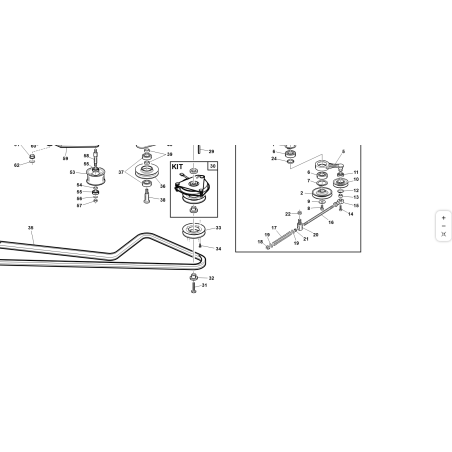 ORIGINAL KUBOTA GIANNI FERRARI 87001000026 ZNT CLUTCH FIXING SPACER