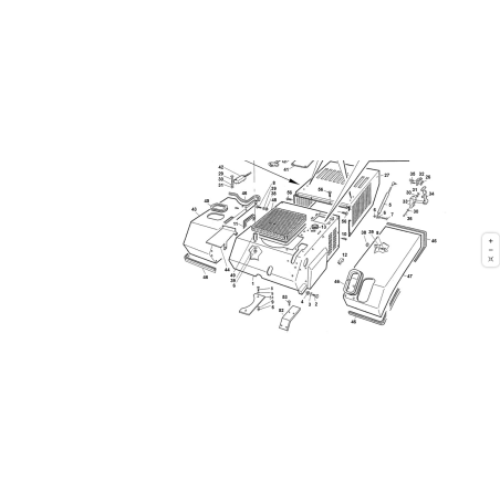 Separador de asiento T1 ORIGINAL KUBOTA GIANNI FERRARI 01.40.00.2740