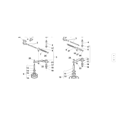 Ajustador de resorte hexagonal original KUBOTA GIANNI FERRARI 94500000069