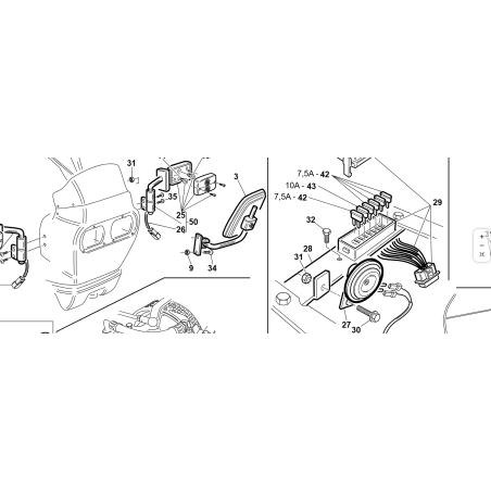 ORIGINAL KUBOTA GIANNI FERRARI LINKS VORNE SCHEINWERFER 00777802200