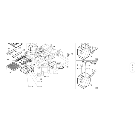 ABRAZADERA DE FIJACIÓN DEL DEPÓSITO DE ACEITE KUBOTA GIANNI FERRARI ORIGINAL PZ95042000005