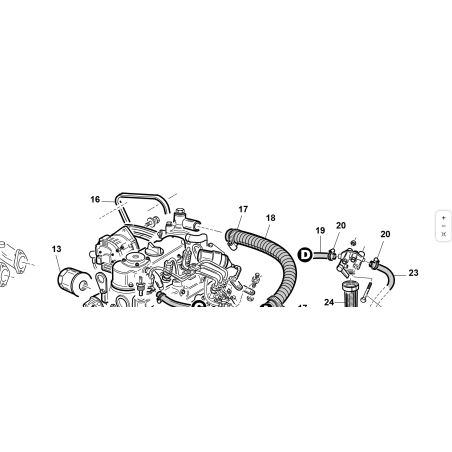 ABRAZADERA DE ACERO INOXIDABLE 25-40 ORIGINAL KUBOTA GIANNI FERRARI 00111810033
