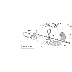 FASCIA IN ACC. INOX Ø160 ORIGINALE KUBOTA GIANNI FERRARI 00111990068 | NewgardenParts.com