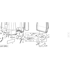 ORIGINAL KUBOTA GIANNI FERRARI KORB DECKEL VERSCHLUSSHAKEN 95075000001