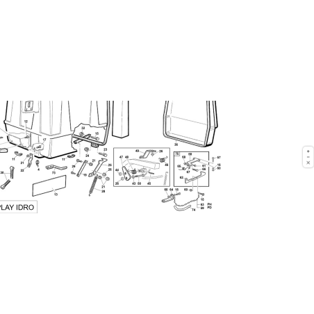 ORIGINAL KUBOTA GIANNI FERRARI KORB DECKEL VERSCHLUSSHAKEN 95075000001