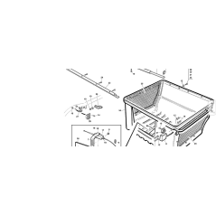 ORIGINAL KUBOTA GIANNI FERRARI 95500000038 ZNT KORBHALTEHAKEN