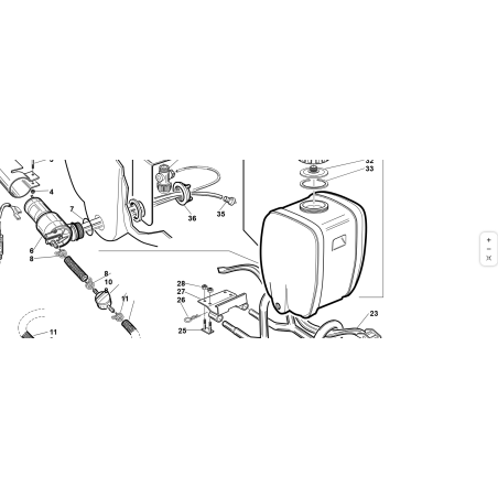 ANILLO DE BLOQUEO DE LA BOMBA DEL MOTOR ORIGINAL KUBOTA GIANNI FERRARI 00111990062