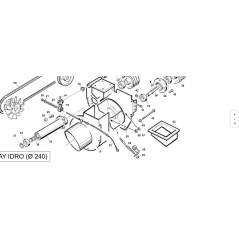 ROUE DE TURBINE COMP.D-240 ORIGINAL KUBOTA GIANNI FERRARI PZ95049151200 | NewgardenParts.com