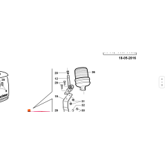 ORIGINAL KUBOTA GIANNI FERRARI 00.40.00.0495 LED Rundumleuchte