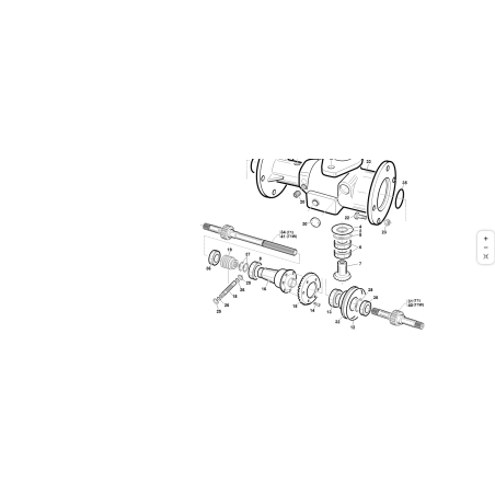 Ingranaggio bloccaggio differenziale ant ORIGINALE KUBOTA GIANNI FERRARI 01.40.00.1760