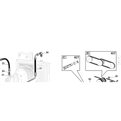 Original Kubota GTS-D Spannwellensatz GF 95598720000