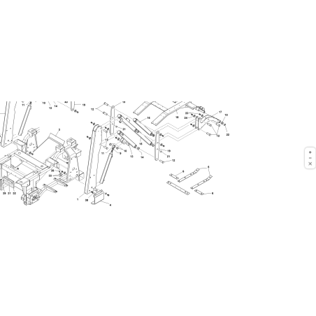PANIER ARRIÈRE RENFORCÉ EN TÔLE ORIGINAL KUBOTA GIANNI FERRARI 91001610000