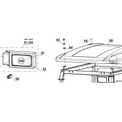 AMPOULE D'ORIGINE KUBOTA GIANNI FERRARI 00777800206 12V 60/55W