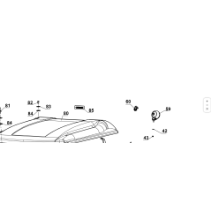 ORIGINAL KUBOTA GIANNI FERRARI 00777800209 KABINE ARBEITSLAMPE