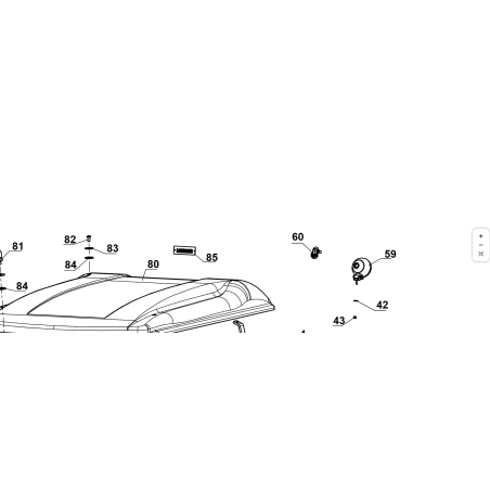 ORIGINAL KUBOTA GIANNI FERRARI 00777800209 KABINE ARBEITSLAMPE