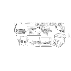 AMPOULE COMPLÈTE AVEC SUPPORT 50W ORIGINAL KUBOTA GIANNI FERRARI 95599000021