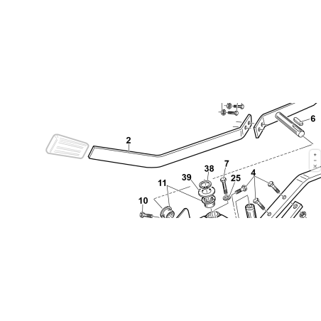 ORIGINAL KORBÖFFNUNGSHEBEL KUBOTA GIANNI FERRARI PZ95550000005