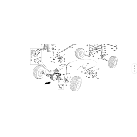 LEVIER DE DÉRIVATION ZNT ORIGINAL KUBOTA GIANNI FERRARI 87001000058