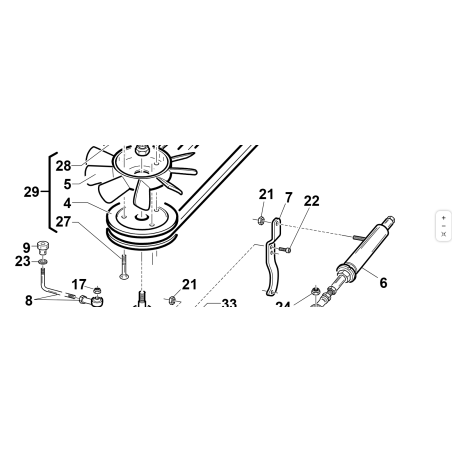 ORIGINAL KUBOTA GIANNI FERRARI HYDROSTATIC GROUP LEVER 94500000058
