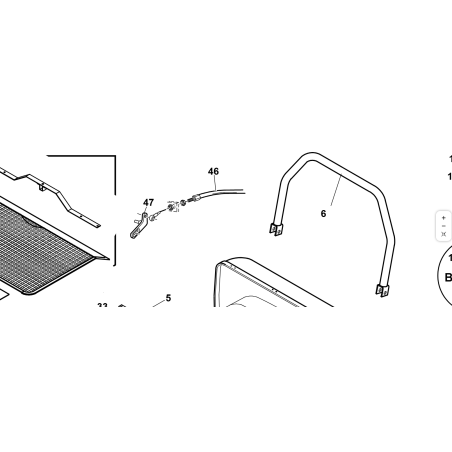 ORIGINAL KUBOTA GIANNI FERRARI KOMPLETTER KORBÖFFNUNGS-RÜCKLAUFHEBEL 94017120000