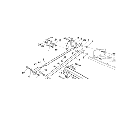 LEVA RINVIO APERTURA CESTO PREM. ORIGINALE KUBOTA GIANNI FERRARI 94500840000 | NewgardenParts.com