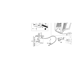 ORIGINAL KUBOTA GIANNI FERRARI 91001000044 BASKET DOOR RELEASE LEVER | NewgardenParts.com