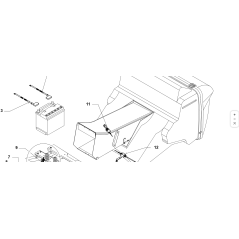 LINEA CESTO APERTO BFB.005/F ORIGINALE KUBOTA GIANNI FERRARI 94010371300 | NewgardenParts.com