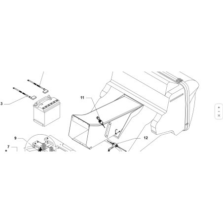 ORIGINAL KUBOTA GIANNI FERRARI 94010371300 OFFENE KORBLINIE BFB.005/F