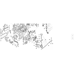 KUBOTA GIANNI FERRARI 95418110000 MANIJA COMPLETA CON CABLE ORIGINAL | NewgardenParts.com