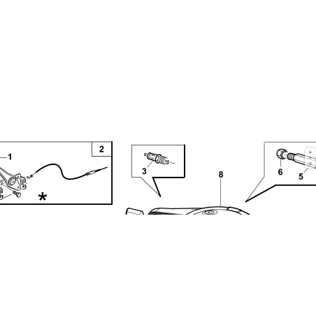 MANETTINO DI CAVO ORIGINALE KUBOTA GIANNI FERRARI 94500860000