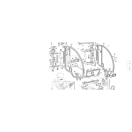 Vérin à gaz c.350 ORIGINAL KUBOTA GIANNI FERRARI 00.49.35.1300