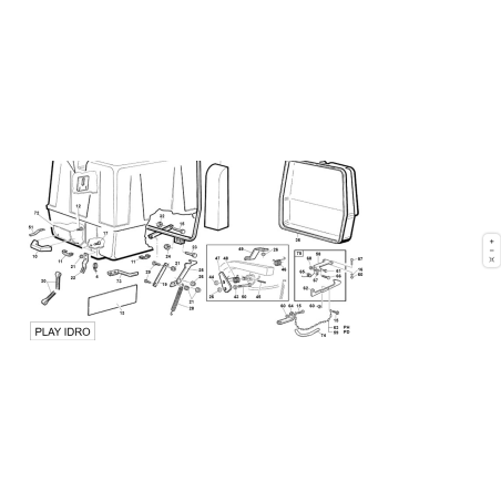 ORIGINAL KUBOTA GIANNI FERRARI 95060000009 RH KORB SCHLIESSEN FEDER