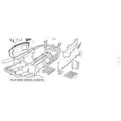 ORIGINAL KUBOTA GIANNI FERRARI 95124000016 GASPEDALZUG RÜCKHOLFEDER | NewgardenParts.com