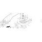 RESSORT DE RAPPEL DE FREIN D'ORIGINE KUBOTA GIANNI FERRARI ZNT 95001000054