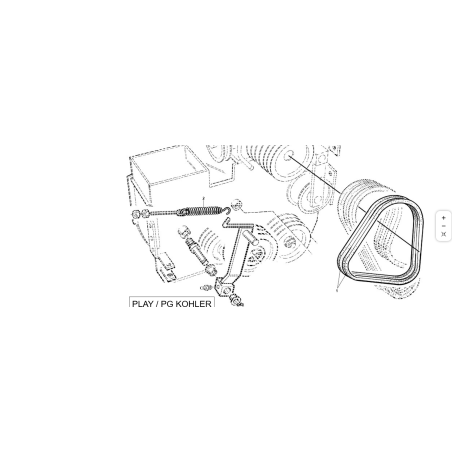 TRACTION SPRING -445/72 ORIGINAL KUBOTA GIANNI FERRARI 95042000029
