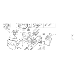 SEAT SUSPENSION + LOWER GUIDES ORIGINAL KUBOTA GIANNI FERRARI 00777850021