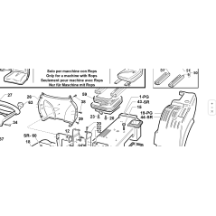 SEAT SUSPENSION + LOWER GUIDES ORIGINAL KUBOTA GIANNI FERRARI 00777850040