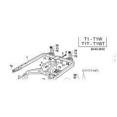 Supporto catadiottro Turbo 4C ORIGINALE KUBOTA GIANNI FERRARI 01.60.00.0619 | NewgardenParts.com