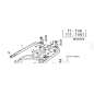 Support de réflecteur Turbo 4C ORIGINAL KUBOTA GIANNI FERRARI 01.60.00.0619