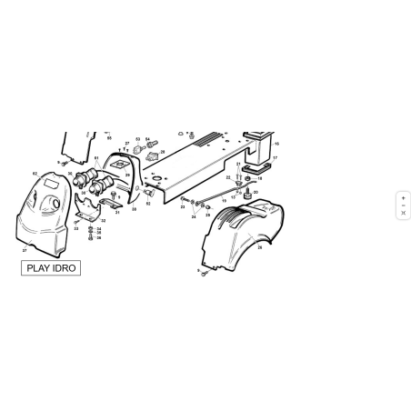 PARAFANGO SX SOLLEVAT.BENZINA ROSSO ORIGINALE KUBOTA GIANNI FERRARI 95070000002