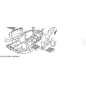 RH PROTECTIVE BULKHEAD - CATAFOR. - ORIGINAL KUBOTA GIANNI FERRARI PC95049290002