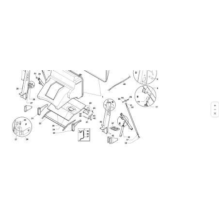 PASSACAVO MONTANTE ELEV. 2060 Ø.32 ORIGINALE KUBOTA GIANNI FERRARI 00111970128