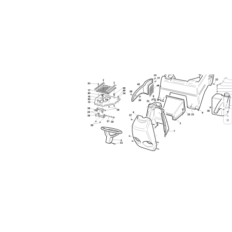 Axe de charnière de siège d'origine KUBOTA GIANNI FERRARI 94500000066