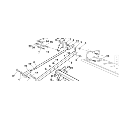 ORIGINAL KUBOTA GIANNI FERRARI KORB SPURSTANGE RH PIN 94500000053