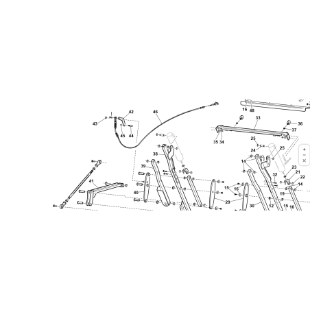 ORIGINAL KUBOTA GIANNI FERRARI KORBÖFFNUNGS-RÜCKLAUFSTIFT 94500000055