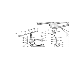 KUBOTA GIANNI FERRARI COMPLETE PTO TENSIONER PIN ZNT ORIGINAL 87001440000